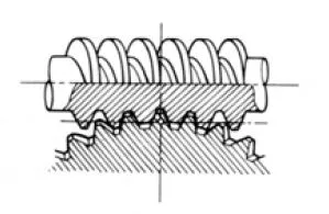 Fig.1.10 Worm Gear pair