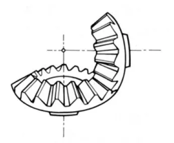 Fig.1.7 Straight Bevel Gear