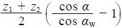 Table 4.3 The Calculations for Profile Shifted Spur Gears (1) 7