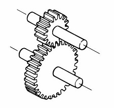 spur gear sketch