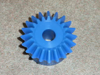 plastic bevel gear before modification