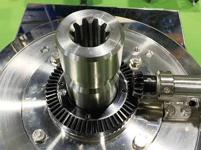 bevel gears in Super Mass-Colloider enlarged