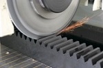 grinding of gear rack