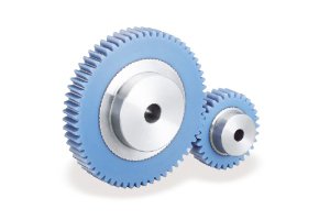 Spur gear made of plastic PA12G with steel core C45 module 2.5 45 teeth tooth width 25mm outside diameter 117,5mm 