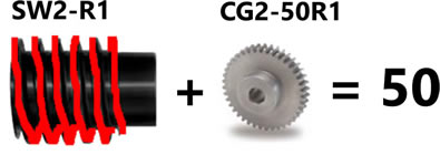 Worm wheel made of cast iron GG26 module 5 32 teeth single-thread right hand 